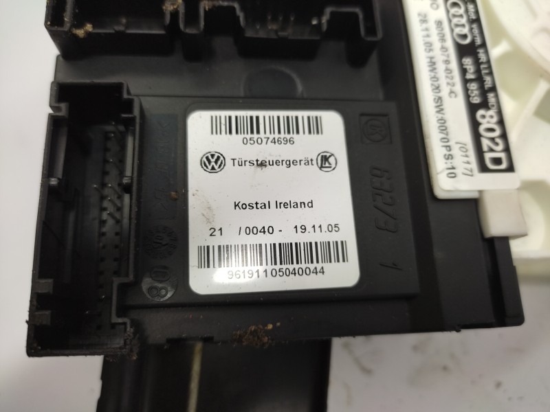 Elevalunas Delantero Derecho 8p4837462c 8p0959802h  - Audi A3 Sportback (8p) 1.6 6