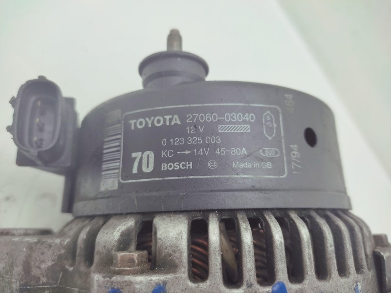 Alternador 2706003040  - Toyota Carina (t19) 2.0 Berlina 2