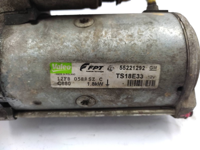 Motor Arranque 55221292 Ts18e33 93191079 - Opel Meriva 1.3 16v Cdti 7