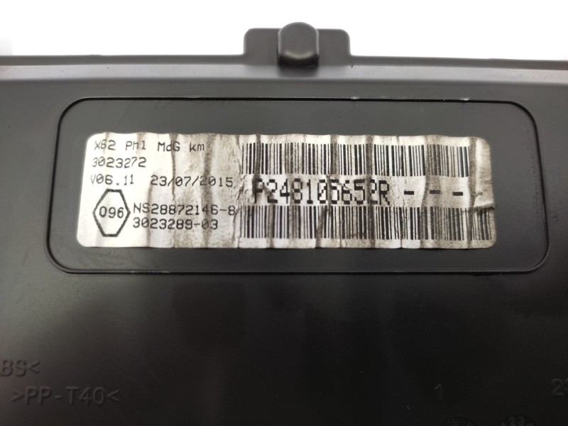 Cuadro Instrumentos 248105652r  - Renault Master Iii Fourgon/van (f62) 2.3 Dci 5
