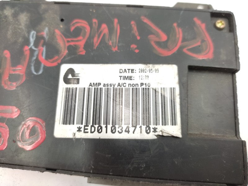 Centralita Aire Acondicionado Ed01034710  - Nissan Primera Trav. (p12) Visia 2