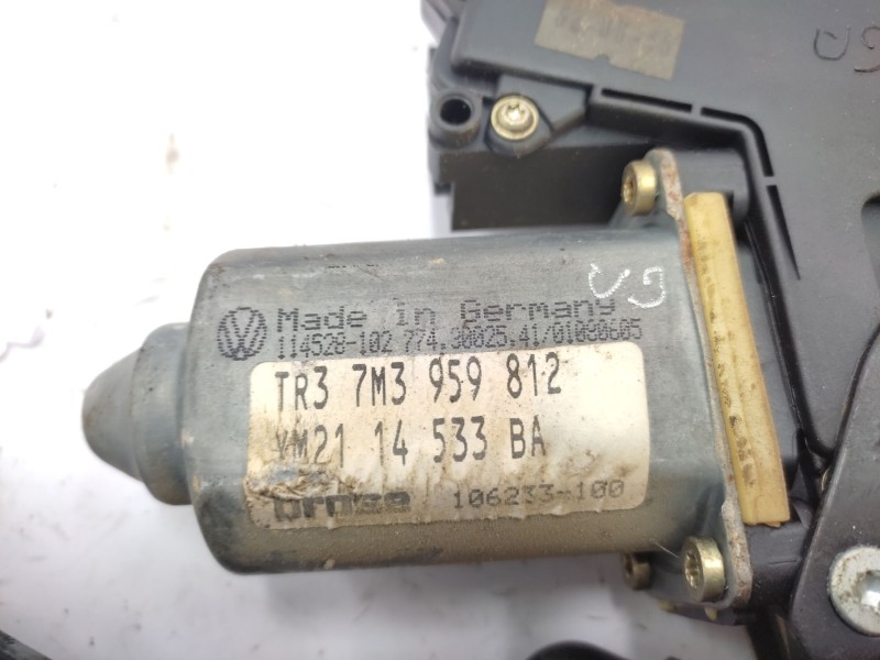 Elevalunas Trasero Derecho 7m0839462  - Seat Alhambra (7v8, 7v9) 1.9 Tdi 3