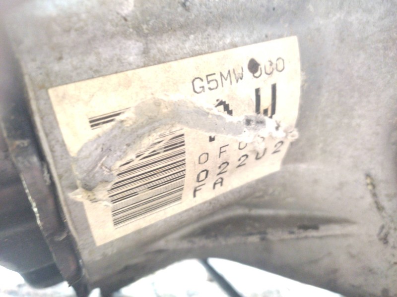 Caja Cambios G5mw000 5velocidades - Mazda 626 Berlina (gf) 2.0 Turbodiesel 8