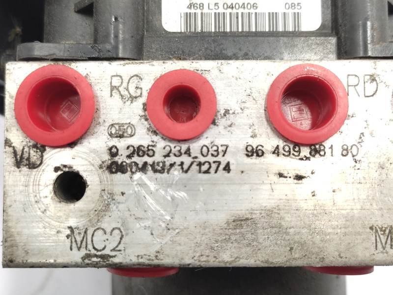 Abs 9649988180 0265234037 9467539180 - Fiat Ulysse (179) 2.2 16v Jtd Cat 6