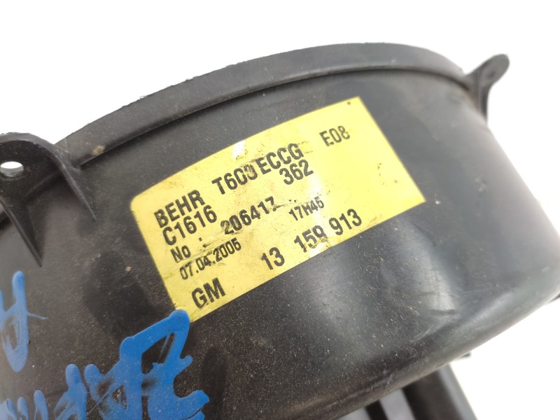 Motor Calefaccion 13159913 T600eccg  - Opel Zafira A Comfort 7