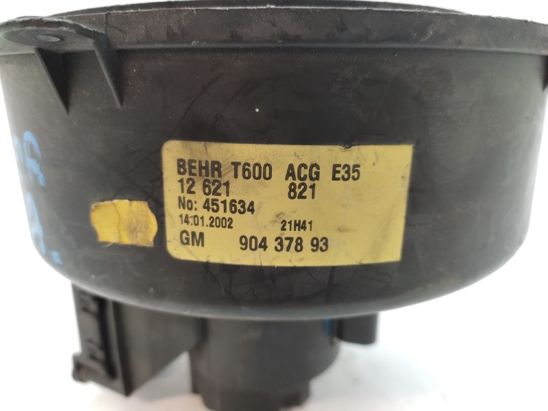 Motor Calefaccion 90437893 12621821  - Opel Zafira A Elegance 4