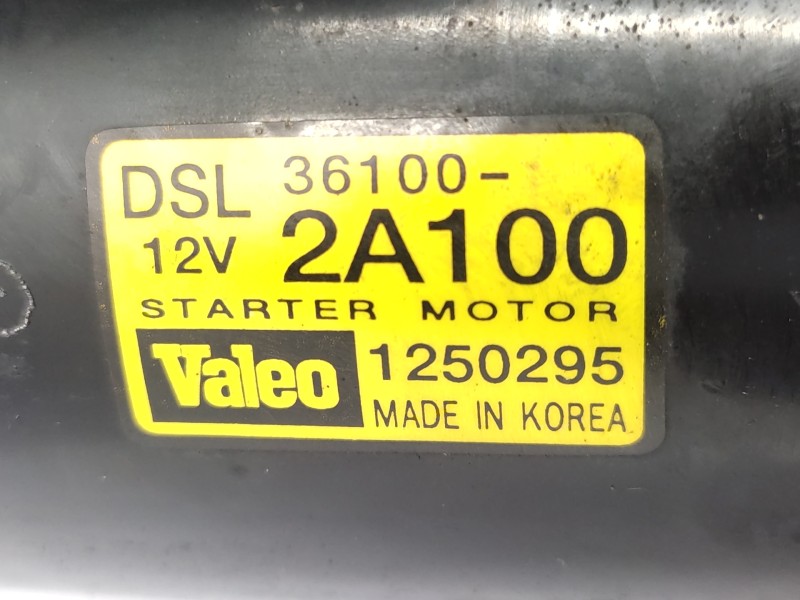 Motor Arranque 361002a100 1250295  - Kia Rio 1.5 Crdi Active 5