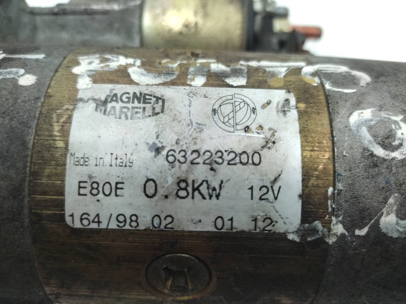 Motor Arranque 63223200  - Fiat Punto Berlina (176) 60 Sx 4