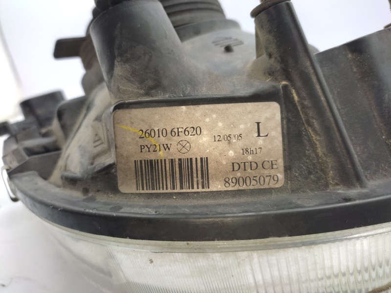 Faro Derecho 260106f620  - Nissan Micra (k11) 1.0 16v Cat 6