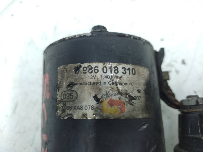 Motor Arranque 0986018310  - Peugeot 406 Berlina (s1/s2) Sldt 4