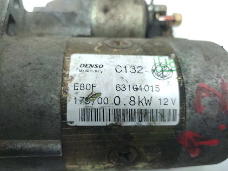Motor Arranque 63101015  - Fiat Punto Cabrio (176) S 5