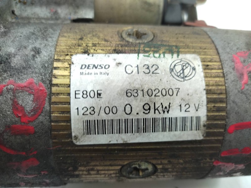 Motor Arranque 63102007  - Fiat Punto Berlina (188) 1.2 8v S 8