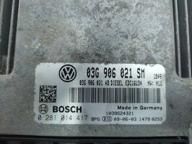 Centralita Motor Uce 03g906021sm 0281014417  - Seat Altea (5p1) Reference 5