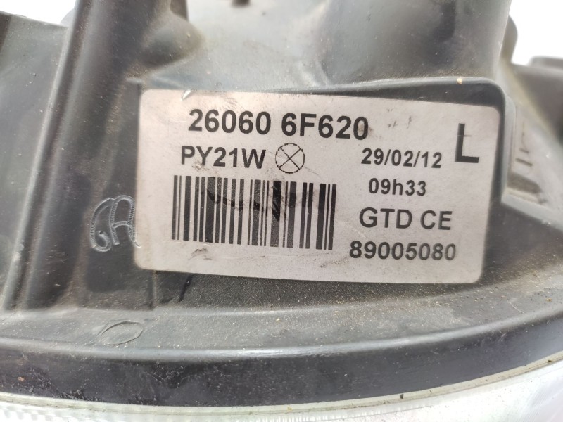 Faro Izquierdo 260606f620 89005080 - Nissan Micra (k11) Básico 4