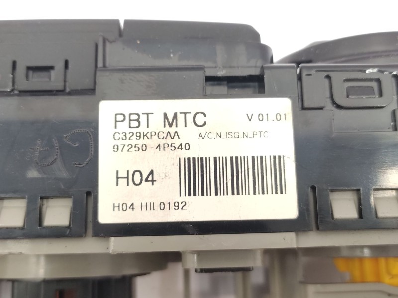 Mando Climatizador 972504p540  - Hyundai I20 1.2 16v Cat 6