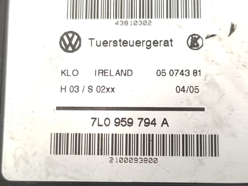 Elevalunas Trasero Derecho 7l0839462d 7l0959794a  - Volkswagen Touareg (7la) Tdi R5 3