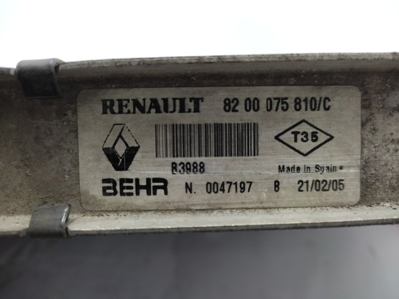 Intercooler 8200075810  - Renault Espace Iv (jk0) 2.2 Dci Turbodiesel 5