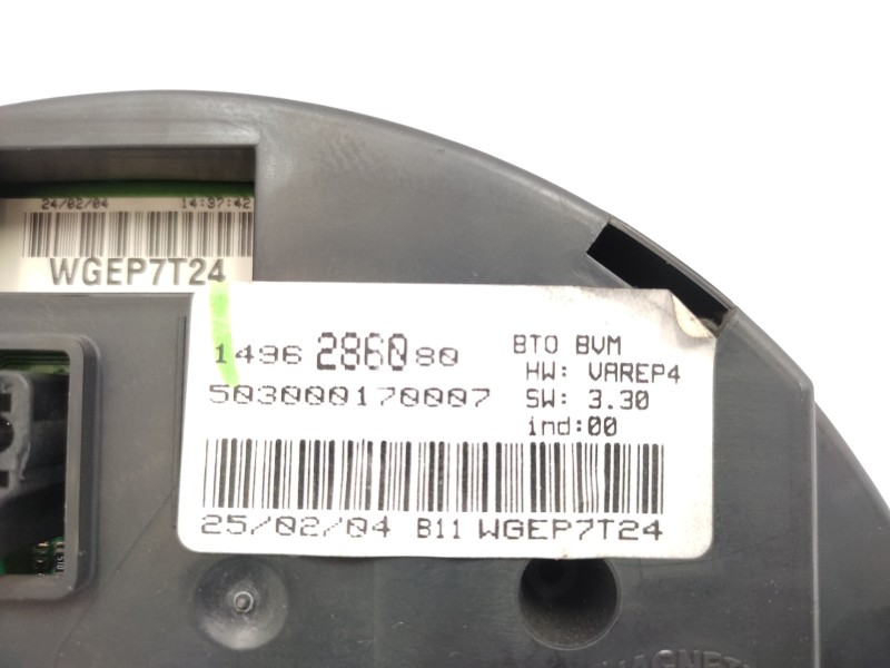 Cuadro Instrumentos 1496286080  - Fiat Ulysse (179) 2.0 16v Jtd Cat 6