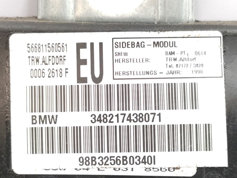 Airbag Lateral Delantero Derecho 348217438071 72127037230  - Bmw Serie 3 Berlina (e46) 320d 4