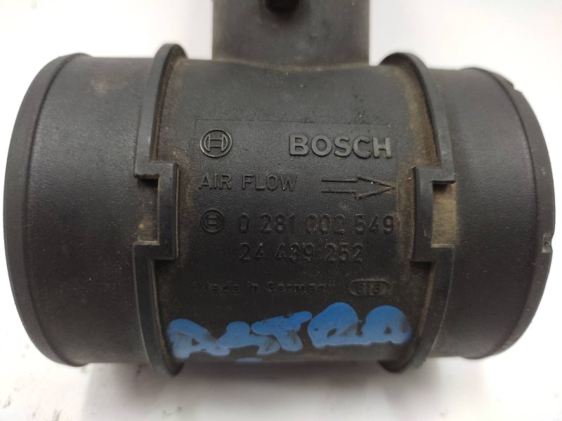 Caudalimetro 24439252 0281002549  - Opel Corsa C Enjoy 3