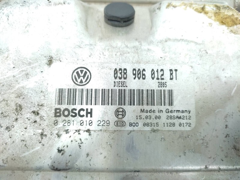 Centralita Motor Uce 038906012bt 0281010229 - Seat Leon (1m1) Sport 4