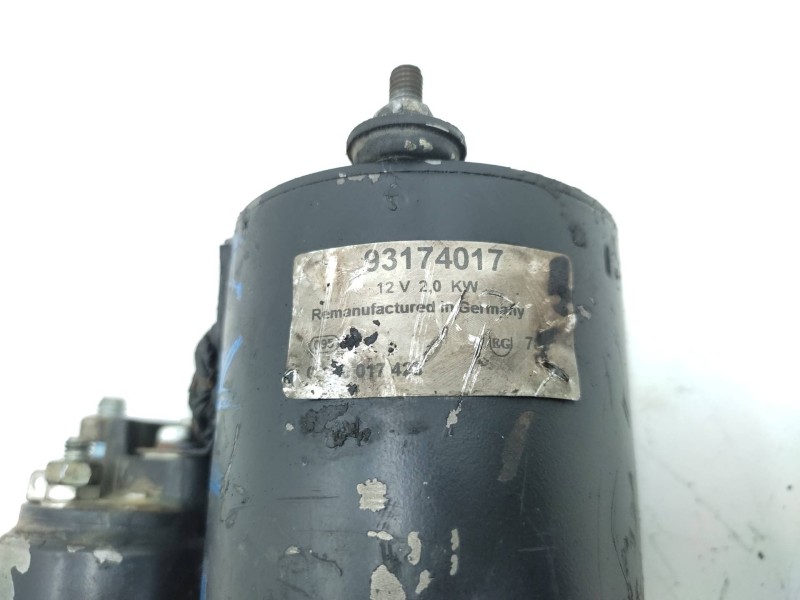 Motor Arranque 93174017 0986017423 A6704 Bosch - Opel Zafira A Comfort 5