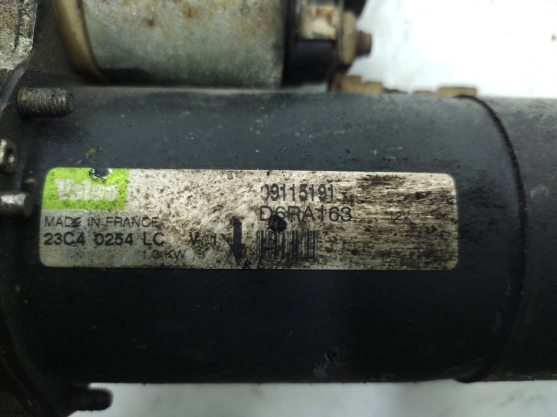 Motor Arranque 09115191 D6ra163 - Opel Meriva Essentia 6