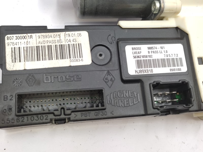 Elevalunas Delantero Derecho 807300001r 807000002r  - Renault Laguna Grandtour Iii 2.0 6