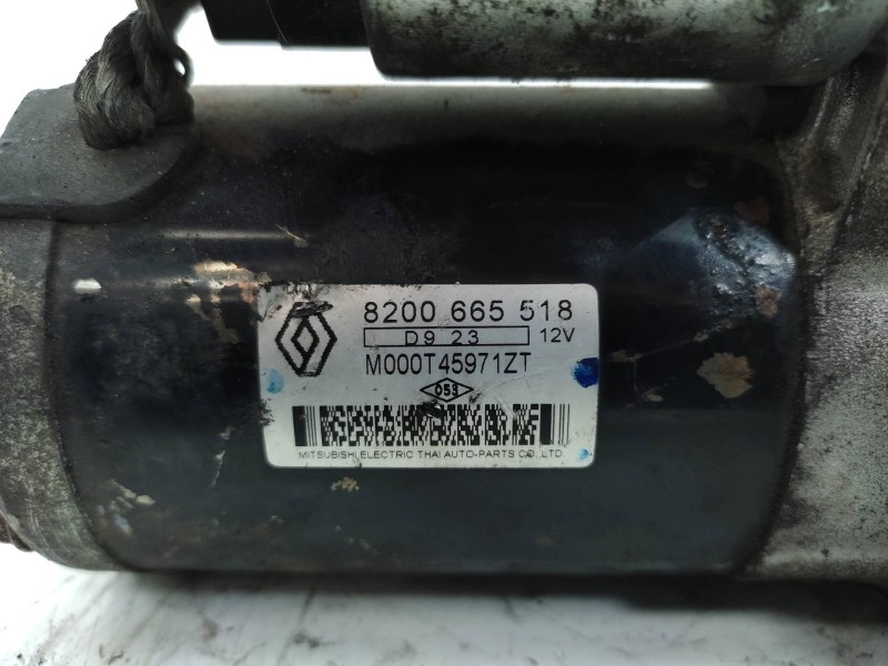Motor Arranque 8200665518 M000t45971zt  - Renault Scenic Ii Exception 2009 5