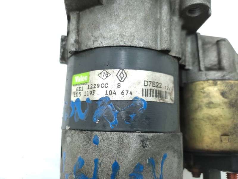 Motor Arranque D7e22  - Renault Laguna Ii (bg0) Authentique 6