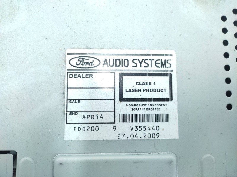Sistema Audio / Radio Cd 8m5t18c815ab 1818662  - Ford Focus Turnier (cb4) Trend 4