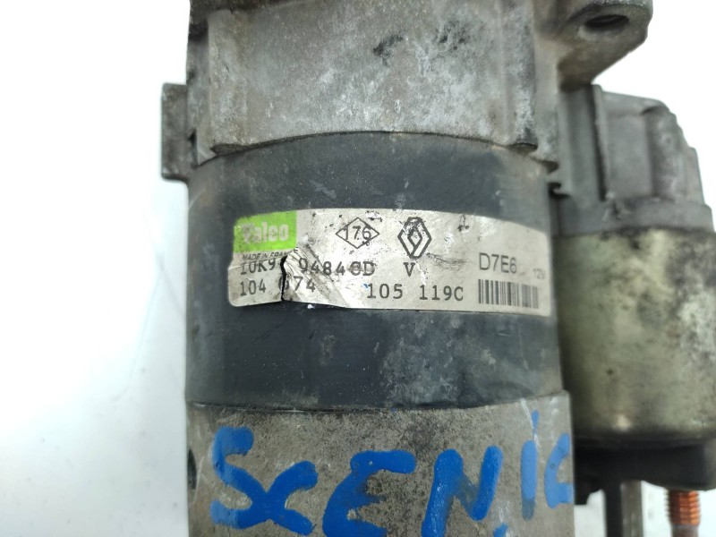 Motor Arranque 10k90484cd 104674 105119c Valeo - Renault Scenic Ii Exception 2009 2