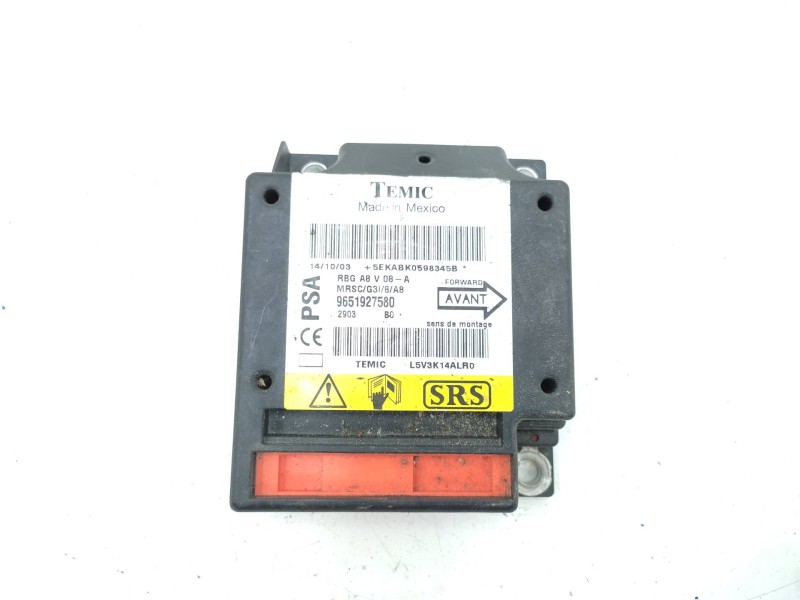 Centralita Airbag 9651927580 L5v3k14alr0 Temic - Citroën C3 1.4 Hdi Premier 2