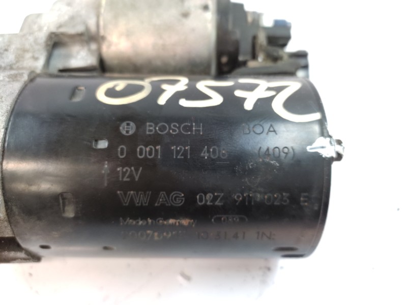 Motor Arranque 02z911023e 0001121408  - Audi A3 (8p) 1.4 Tfsi Ambiente 7
