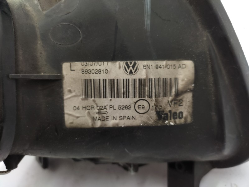 Faro Izquierdo 6n1941015ad 89302810 Valeo - Volkswagen Polo Berlina (6n2) 1.0 4