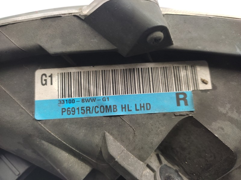 Faro Derecho 33100swwg1 33101swwg11  - Honda Cr-v (re) 2.2 Dtec Cat 8
