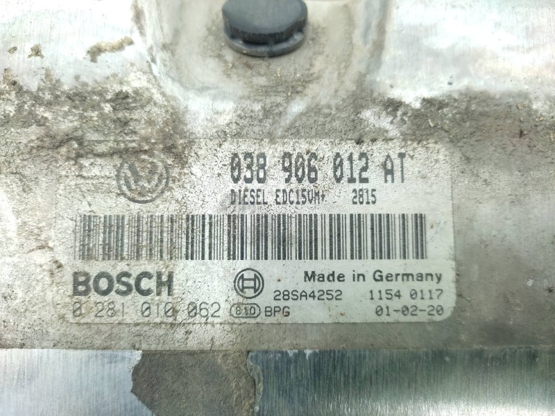 Centralita Motor Uce 038906012at 0281010062 - Seat Toledo (1m2) Select 8