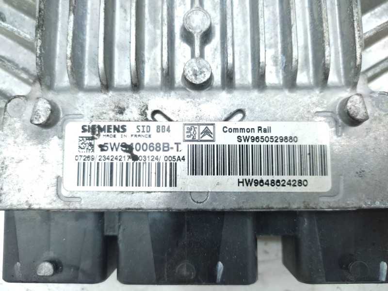 Centralita Motor Uce 9650529880 5ws940068bt  - Citroën C3 1.4 Hdi 6