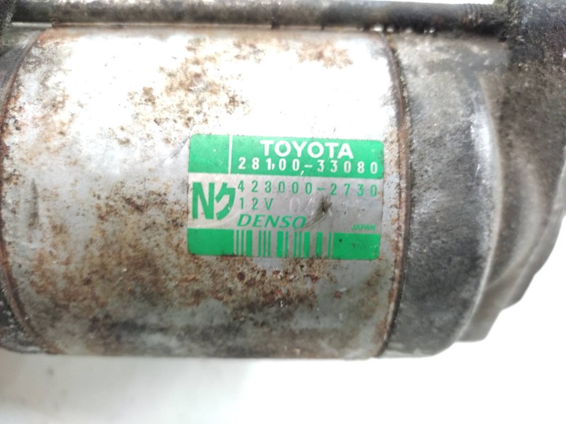 Motor Arranque 2810033080 4230002730 Denso - Toyota Auris 1.4 Turbodiesel Cat 6