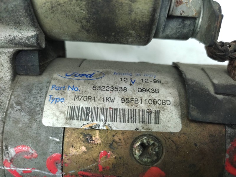 Motor Arranque 95fb11000bd 63223538  - Ford Fiesta Berlina Básico 6