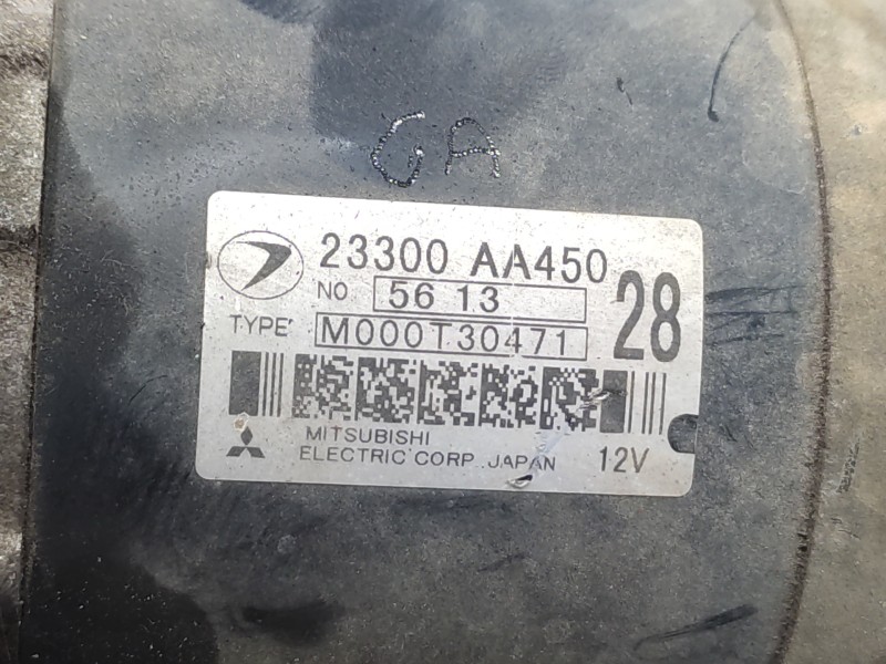 Motor Arranque 23300aa450  - Subaru Forester S11 (sg) 2.0 5
