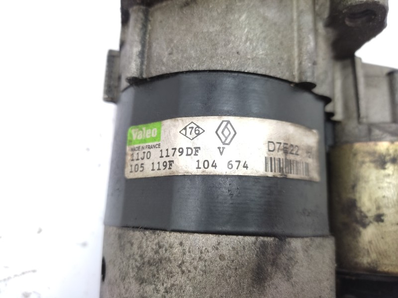 Motor Arranque 105119f D7e22 Valeo - Renault Megane I Scenic (ja0) 1.4 16v Kaleido 6