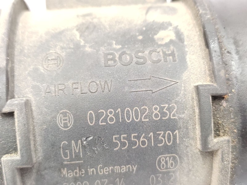 Caudalimetro 55561301 93188724 0281002832 - Opel Astra H (a04) 1.7 Cdti (l48) 6