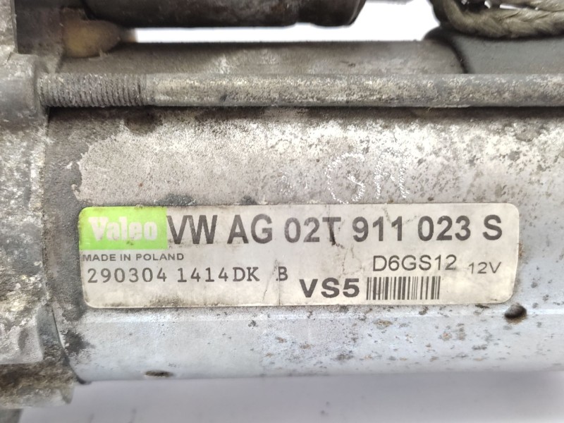 Motor Arranque 02t911023s 02t911023r D6gs12 - Audi A3 (8p1) 1.6 Fsi 6