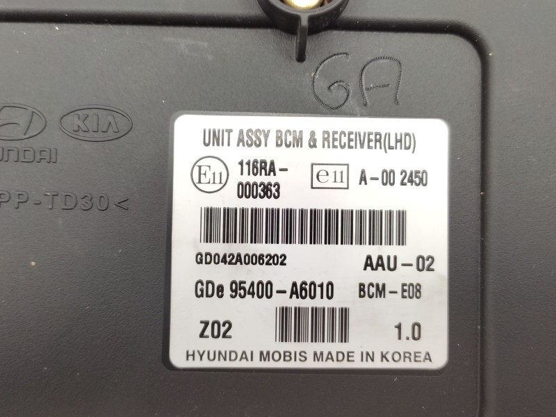 Modulo Electronico 95400a6010  - Hyundai I30 (gd) 1.4 3