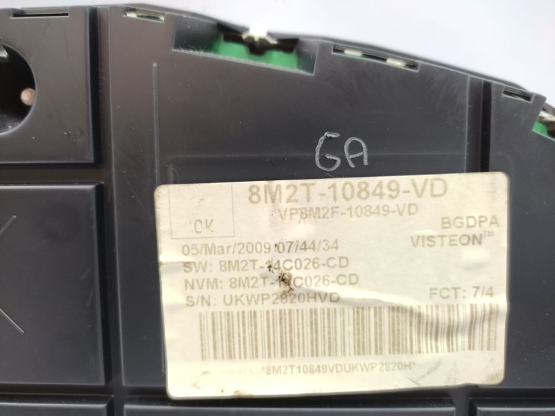 Cuadro Instrumentos 8m2t10849vd 1801854  - Ford Mondeo Iv (ba7) 2.0 Tdci 5