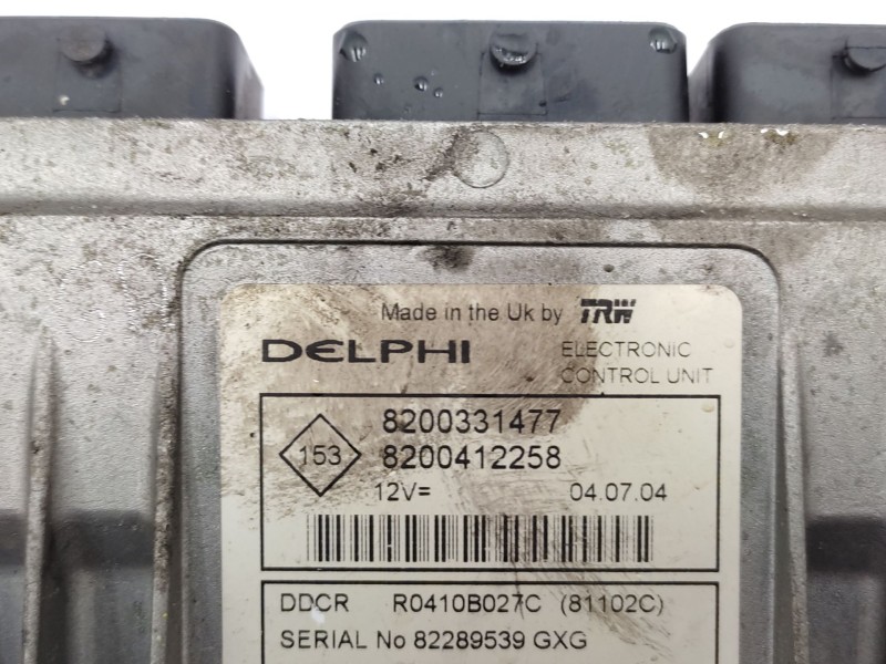 Recambio de centralita motor uce para renault clio ii (bb_, cb_) 1.5 dci (b/cb08) referencia OEM IAM   