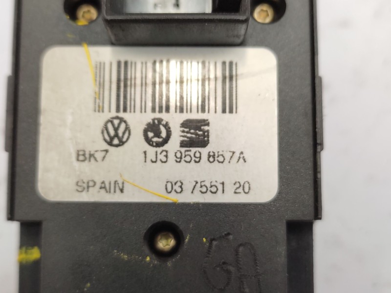 Mando Elevalunas Delantero Izquierdo 1j3959857a  - Skoda Fabia I (6y2) 1.4 Tdi 3
