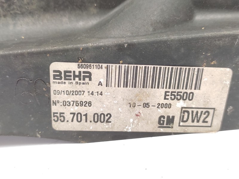 Electroventilador 55701002 55702179  - Opel Corsa D (s07) 1.4 (l08, L68) 2