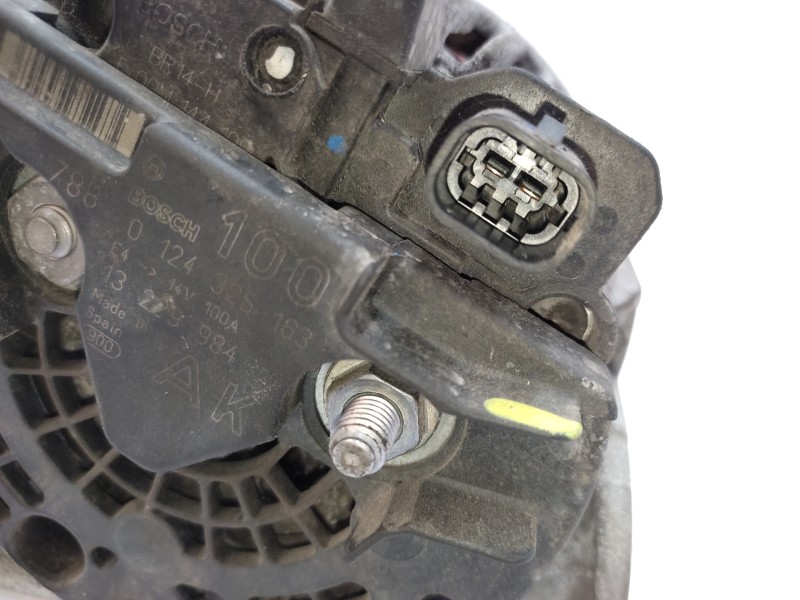 Alternador 13229984 0124325163 93190829 - Opel Meriva 1.6 16v 4